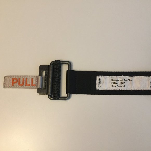 Heron Preston - Tape logo-jacquard belt - Picture 2 of 2
